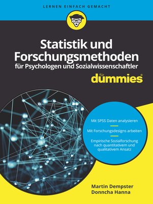 cover image of Statistik und Forschungsmethoden f&uuml;r Psychologen und Sozialwissenschaftler f&uuml;r Dummies